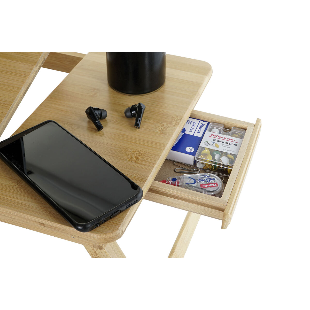 Dienblad Home ESPRIT Bamboe 62 x 34 x 24 cm